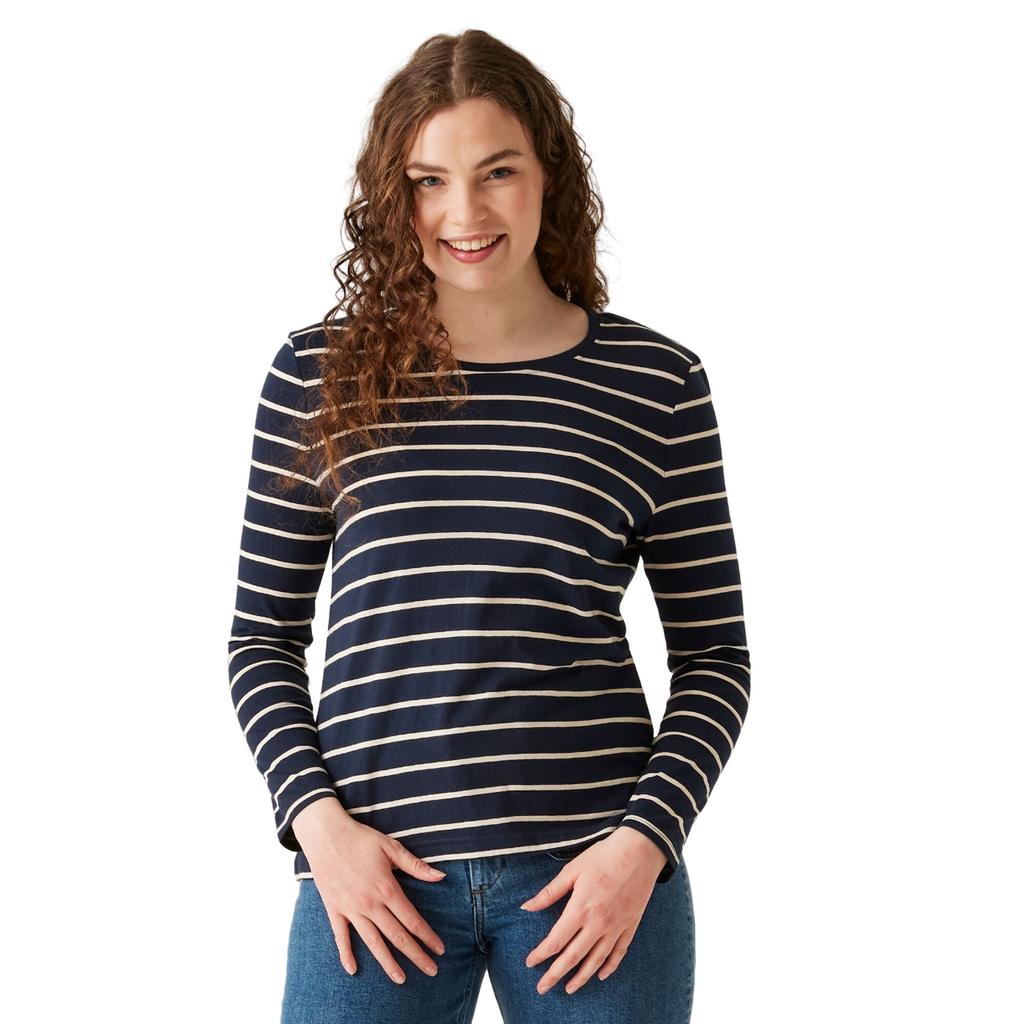 Regatta Женская/дамская футболка Federica II Stripe с длинными рукавами
