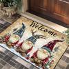 Nordic Christmas Floor Mat Entrance Door Porch Dirt-Resistant And Easy To Take Care Of Floor Mat Hotel Homestay Holiday Decorative Blanket
