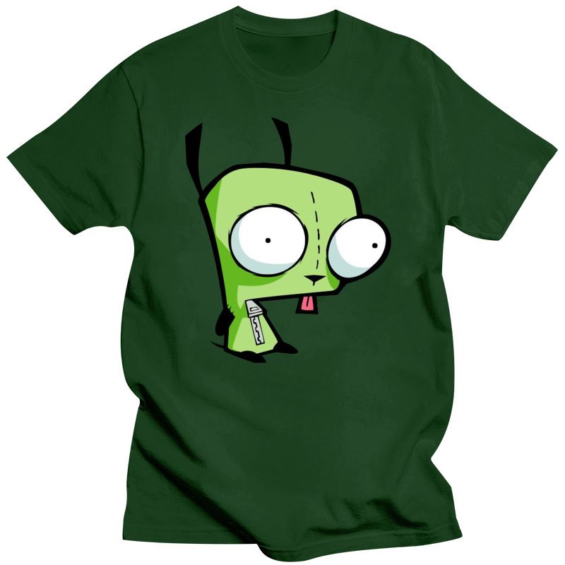 Unisexs Clothing  Gir - Hoodie (Invader Zim) T Shirt Invader Zim Tee Dog Robot Nicktoon Nicktoons Cartoon Cartoons Scene 2000s Inva