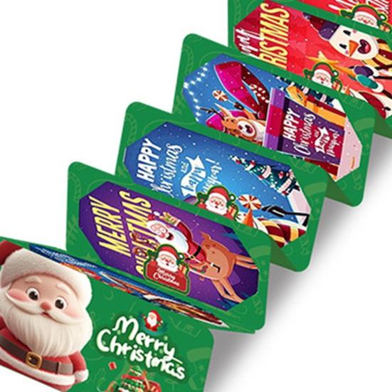 Christmas Cash Gift Envelope Money Gift Card Holder for Cash Surprise DIY Holiday Money Envelope with 10 Slots for Men Women