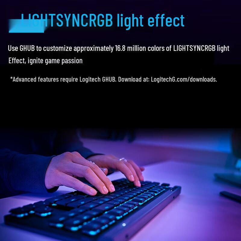 Logitech G515 LIGHTSPEED TKL Low-Profile Wireless Gaming Keyboard