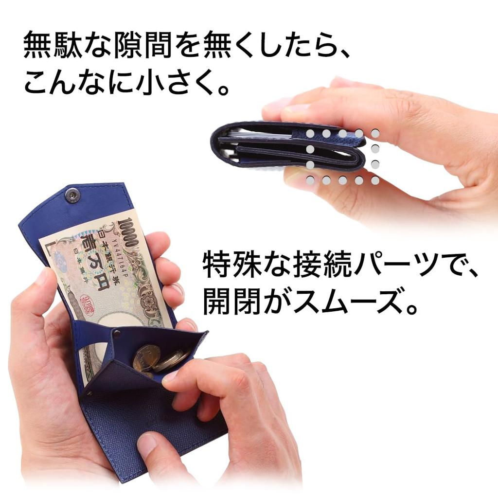 That Can Also Fit AirTag Wallet Made In Japan Genuine Leather Camel [Abrasus] "Small Wallet" Men's Women's