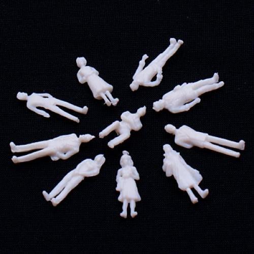 No-brand 1/100 Scale Dolls, Approximately 200 Figures, Model Figures, Architectural Models, Plain Decorations
