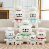 60cm Kawaii Cute Maltese Dog Plush Toy Big Size Stuffed Soft Animal Cartoon Chef Puppy Soft Pillow Plush Doll Kids Birthday Gift