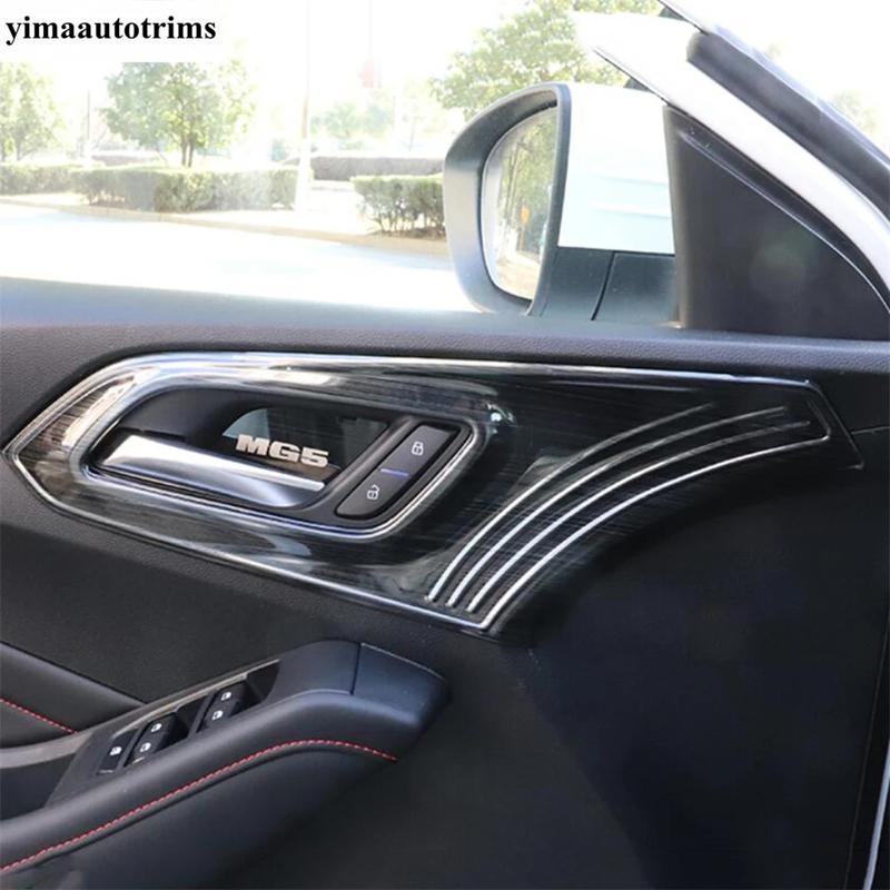 For MG 5 MG5 - Car Inner Door Armrest Window Glass Lift Switch Panel Handle Bowl Frame Cover Trim Accessories Interior
