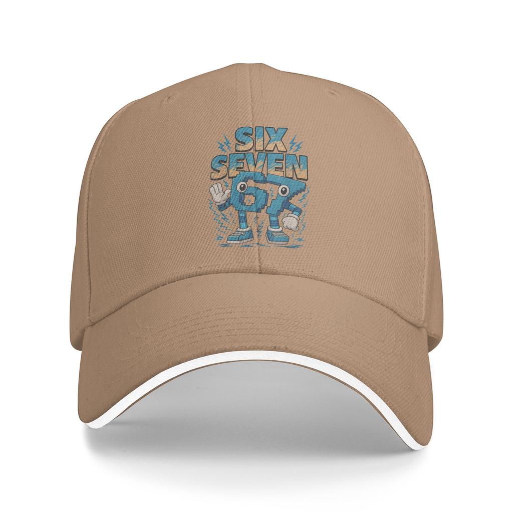 Boys Six Seven Italian Brainrot Meme 67 Baseball Cap Outdoor Sports Dropshipping Trucker Hat Men Street Style Baseball Caps