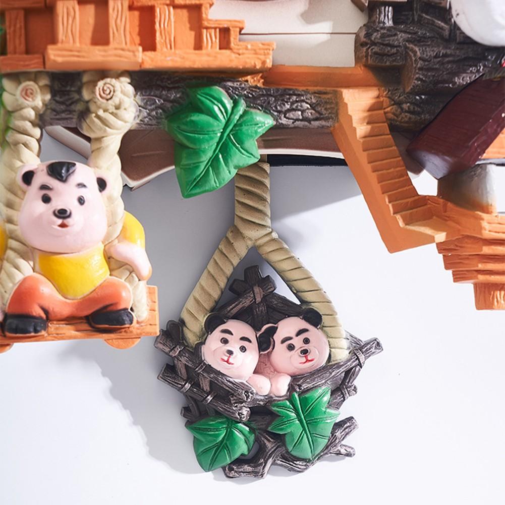 Decorative Hanging Cuckoo Bird Clock Quartz Movement Hourly Chirping Wall Clock