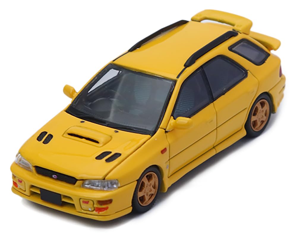 Hobby Japan Subaru Impreza WRX Желтый Готовая модель ATS881506 ATS-MODELS 1/64