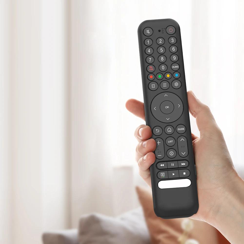 Силиконовый защитный чехол для пульта ДУ Smart TV TCL RC716/RC833, противоударный чехол-рукав для контроллера, с ремешком