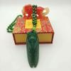 Cicada Shape Imitation Jade Pendant Necklace Stone Buddha  for Women Men