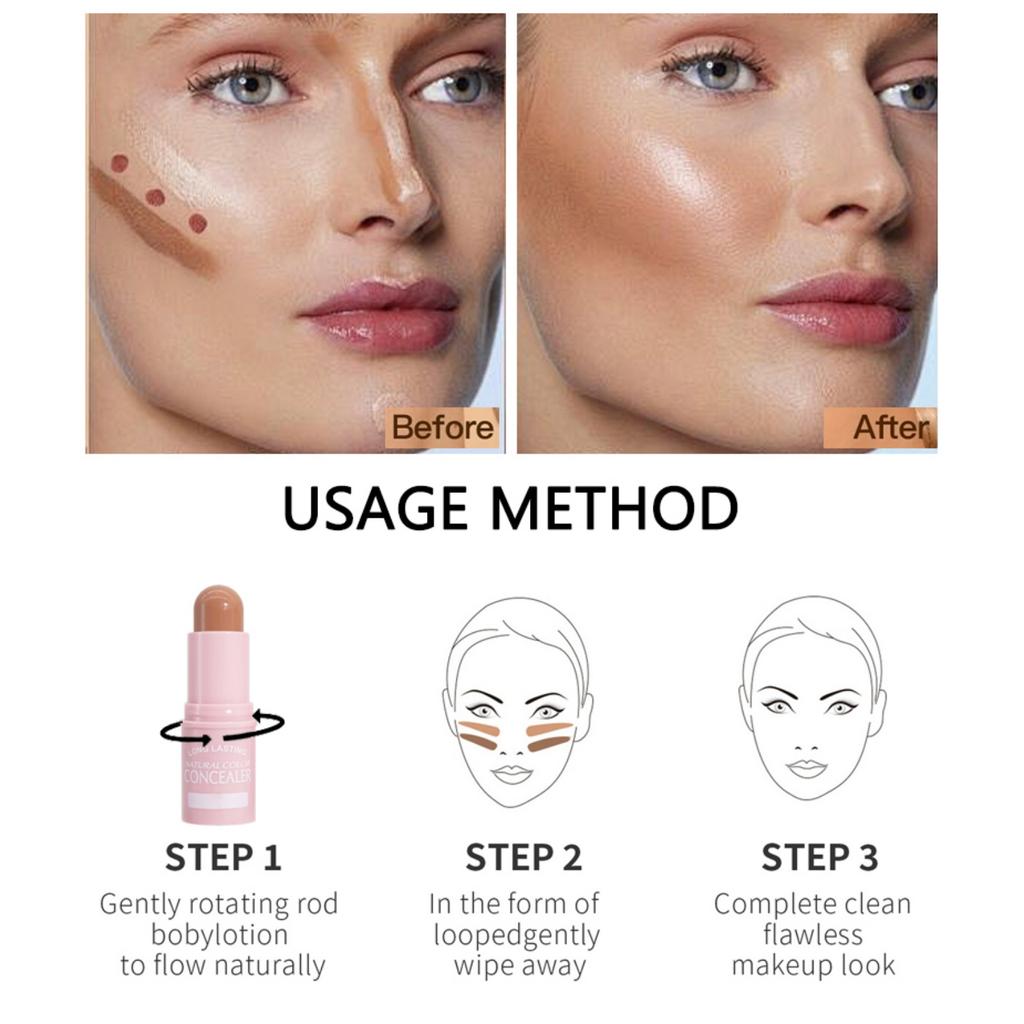 Long Lasting Natural Color Concealer Make Up Delicate Concealer Stick Facial Shaping Concealer