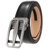 1Pcs Men'S Belt, Business Automatic Buckle Belt, Two-Layer Cowhide Belt Ly36-561813-1