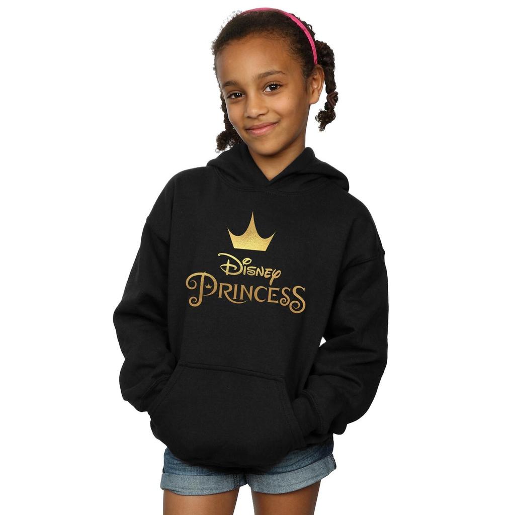 Disney Girls Princess Crown Logo Hoodie