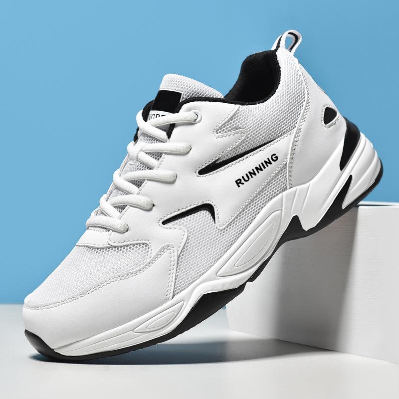 Спортивные студенческие кроссовки на массивной подошве весна новая мужская уличная персонализированная мода большой размер повседневная обувь