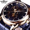 Fashion Simple Men's Automatic Mechanical Watch with Drill Belt