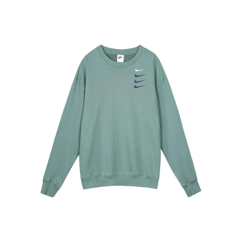 Nike Sweatshirts Men's Gait Leaf Green Crew Neck Moderate Other DB9408-387