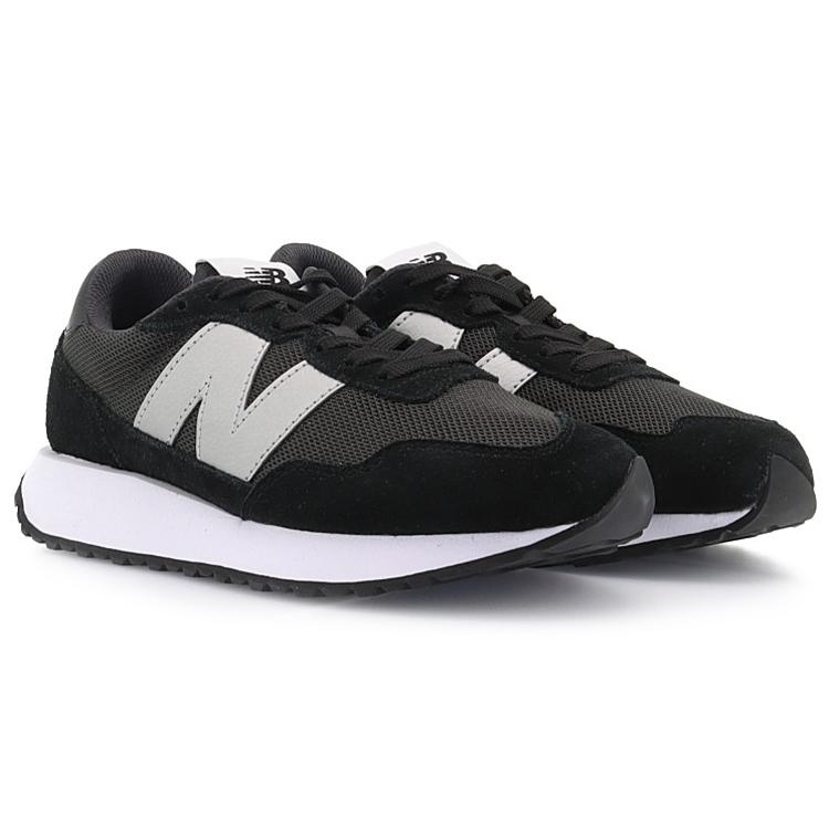 New Balance Womens 237 'Black Silver' (women's sizes) Black / Silver Metallic Casual Shoes WS237CC