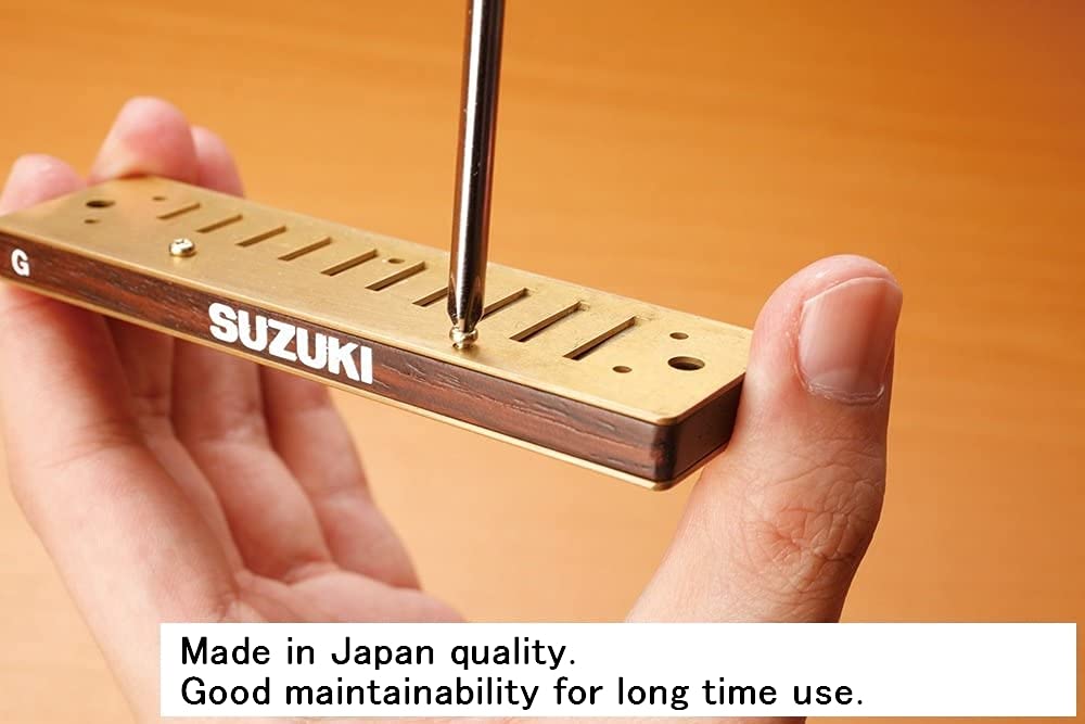SUZUKI 10 Hole Harmonica HARP MASTER Key MR-200 D