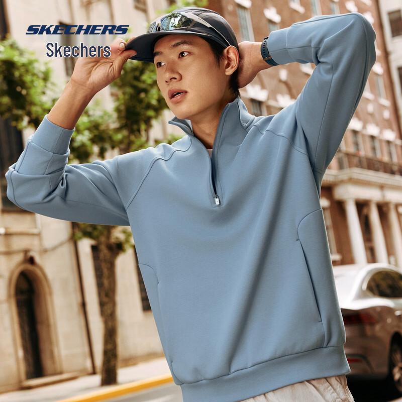 Skechers Men's Anti-Wrinkle V-Neck Pullover