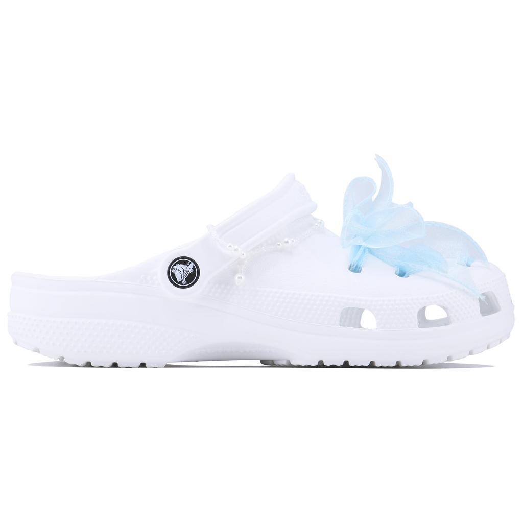 Crocs Классические клоги мягкий лед SDS макаронная цветовая гамма освежающие и удобные милые сказочные туфли с отверстиями для мужчин и женщин белые