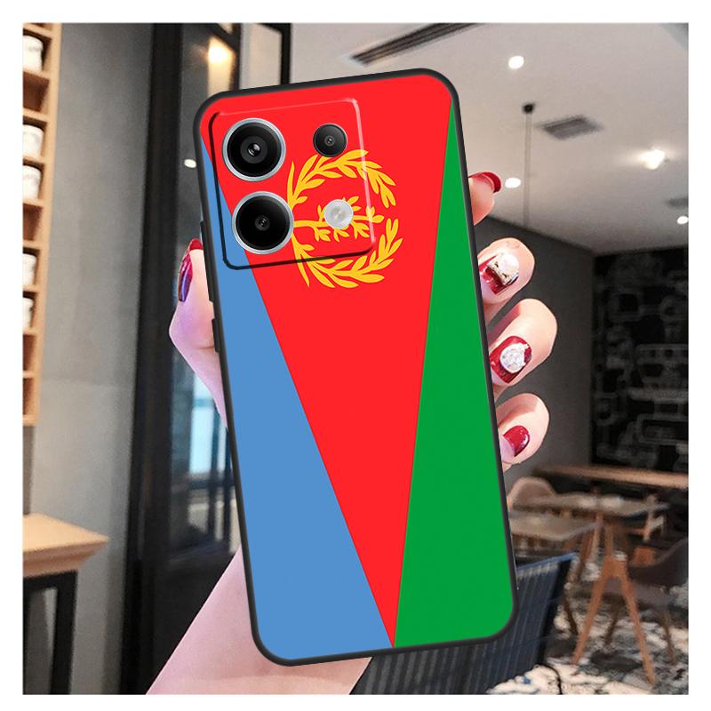 Чехол с флагом Эритреи для Xiaomi Redmi Note 13 12 10 9 8 11 Pro 12S 11S 10S 9S Remdi 13C 9C 10C 12C