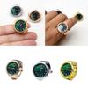 Jewelry Clock Fashion Round Quartz Finger Rings Elastic Stretchy Rings Ring Watch Digital Watch