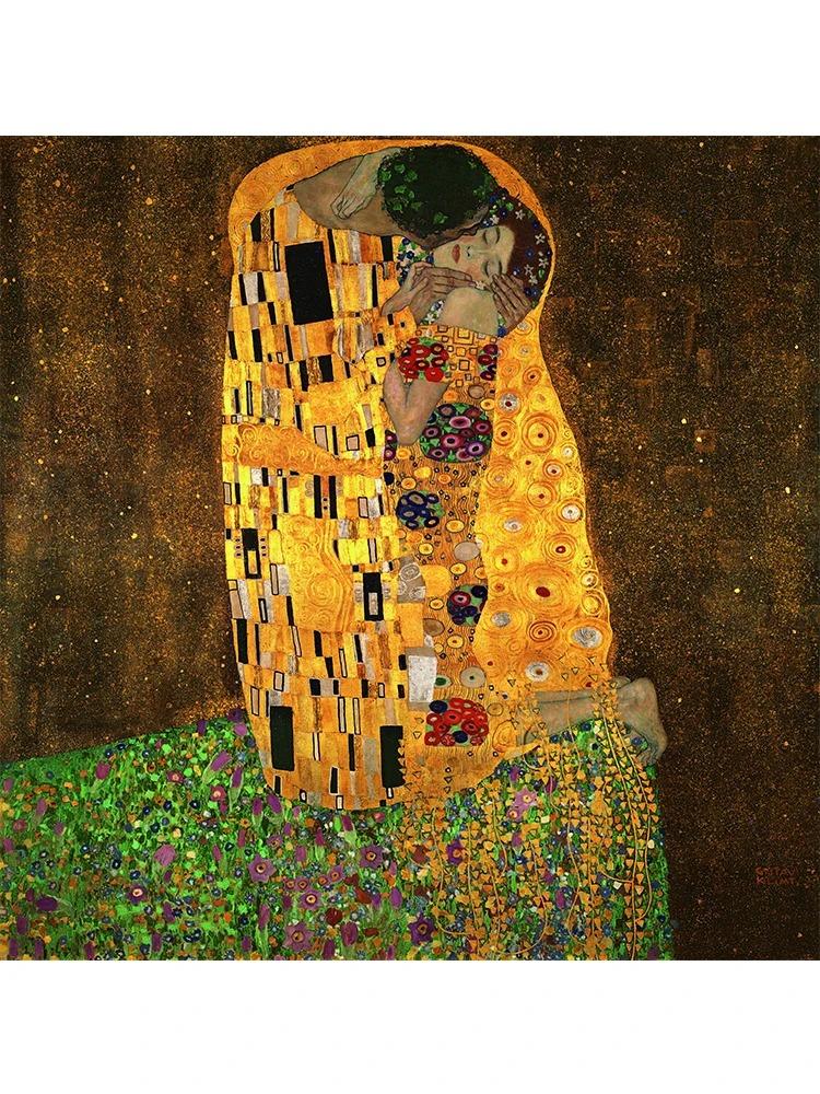 Густав Климт известные картины цветы пейзаж плакат холст живопись классическая репродукция настенное искусство для комнаты домашний декор