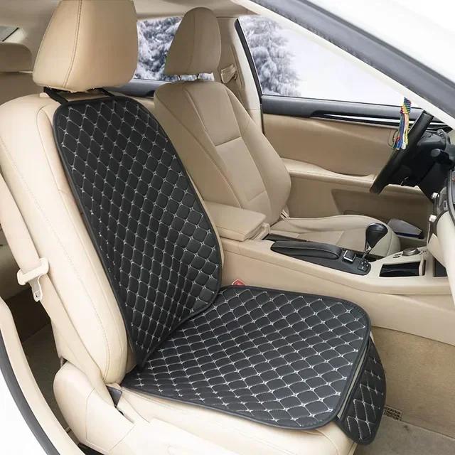 New Pu Leather Car Seat Cover Seat Back Cushion Minimalism Seat Cushion Universal Wear-resistant and Durable Four Seasons