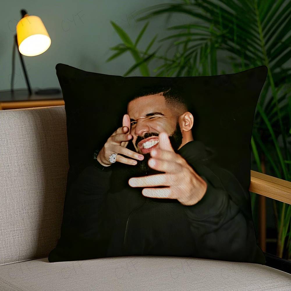 Горячий Крутой Певец D-Drake Наволочка На Заказ Печатный Матовый Флисовый Подушка, Нежное Прикосновение к Коже Ребенка, Экологически Чистая Сублимационная Подушка
