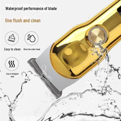 Мужские портативные электрические машинки для стрижки волос с цифровым дисплеем для карвинга и стрижек наголо