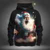 Christmas Snowman Santa Claus Reindeer Hoodie Cartoon Manga Anime 3D Graphic For Couple's Men's Women's