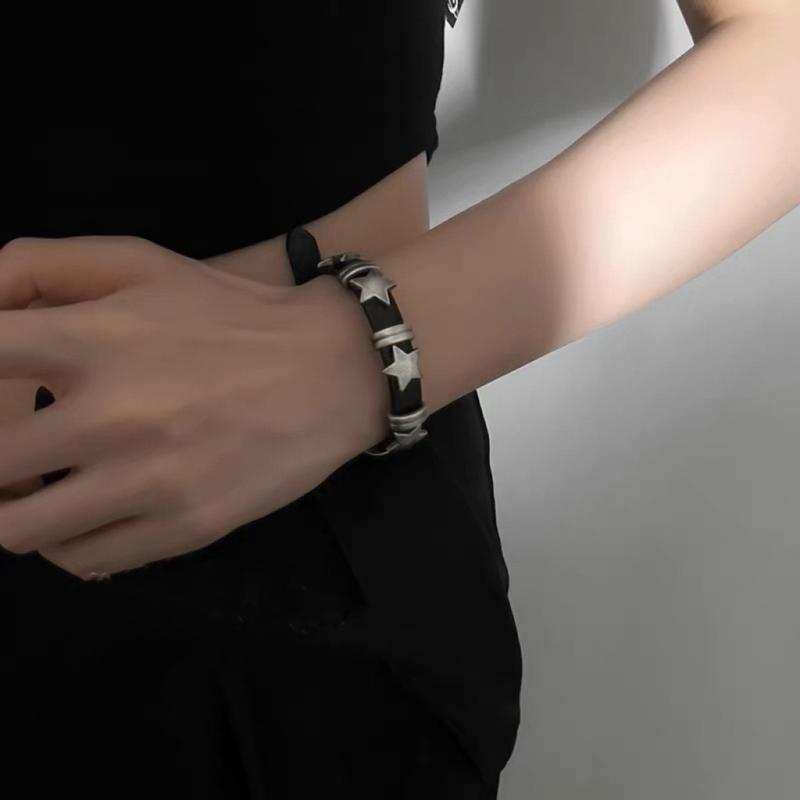 Five-pointed Star Aesthetic Bracelet Leathers O Style Clavicle Chain Women Leisure Neck Chain Jewelry Birthday Gift