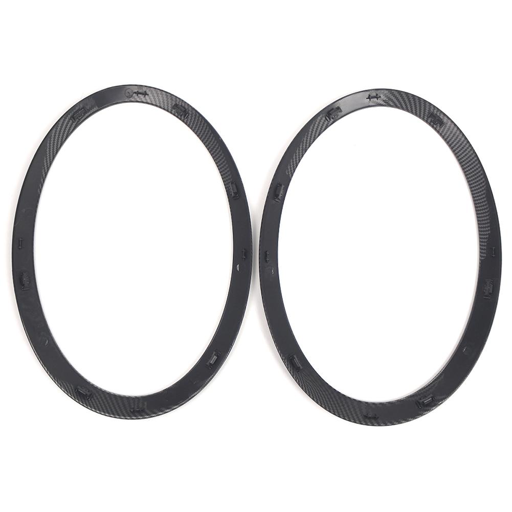 2 шт., ободок для фар, отделка 51712355791 51712355798, отделка передних фар автомобиля, декоративная крышка для MINI F55 F56 F57, аксессуары