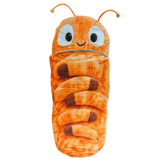 Yousheng Funny Caterpillar Sleeping Bag, Wearable Hugging Cocoon Lounger, Full Body Wrap, Cozy Sleep Sack for Naps Reading Dorm Travel