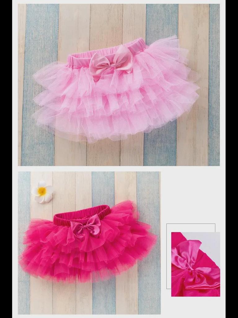 Стильная однотонная шестислойная сетчатая юбка-пачка принцессы для девочек