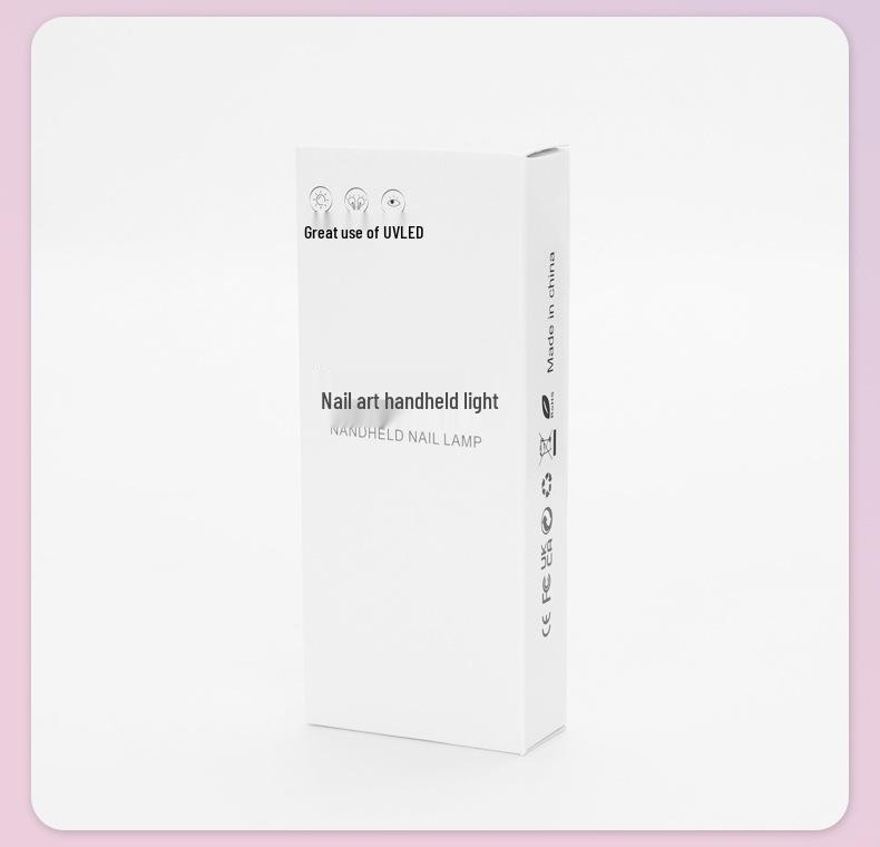 Портативная мини светодиодная лампа для ногтей - Быстросохнущая, Перезаряжаемая, Ручная машина для светотерапии