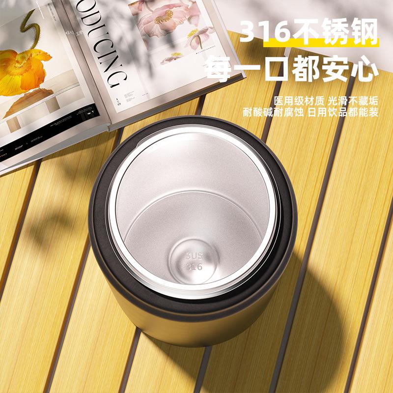 1.2L 316 Stainless Steel Vacuum Flask Double Wall Insulation for Hot & Cold Leakproof Portable Outdoor Sports Thermos Tumbler