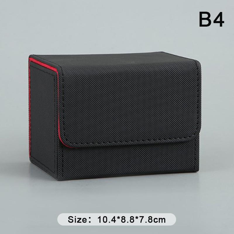 Коробка для коллекционных карточек, прочный контейнер для хранения карт, коллекционный футляр для игровых карт, вмещает 80+ или 100+ карт