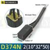 Z4 Южные моря Графит Двигатель постоянного тока Угольная щетка D374N B12.5 Износостойкая Национальный стандарт
