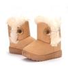 Children Winter Snow Boots Baby New Thicked Plush High Boots Boys Waterproof Snow Boots Girls Warm Cotton  Boots