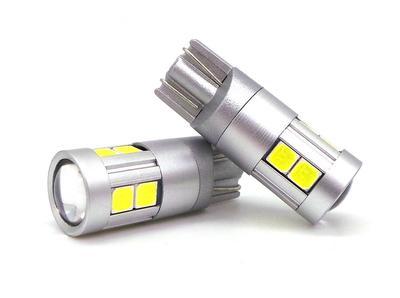 2 шт. светодиодная лампа T10 W5W 12-24V CANBUS 500лм для бездорожья