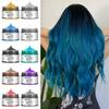 100ML Disposable Hair Dye Cream Colorful Natural Plants Washable Safe Men Women Unisex Temporary Hair Coloring Wax Instant Hairstyle Color Clay Gel