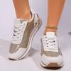 2024 Large Size Sports and Leisure Shoes Autumn New Platform Casual Shoes Lace-up Sports Versatile Women's Shoes