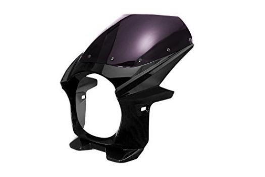 Bike Parts Center Bike Bikini Cowl Black Painted Cowl Mounting Bolt Set Universal 308712308712 Cowl/Screen + 180