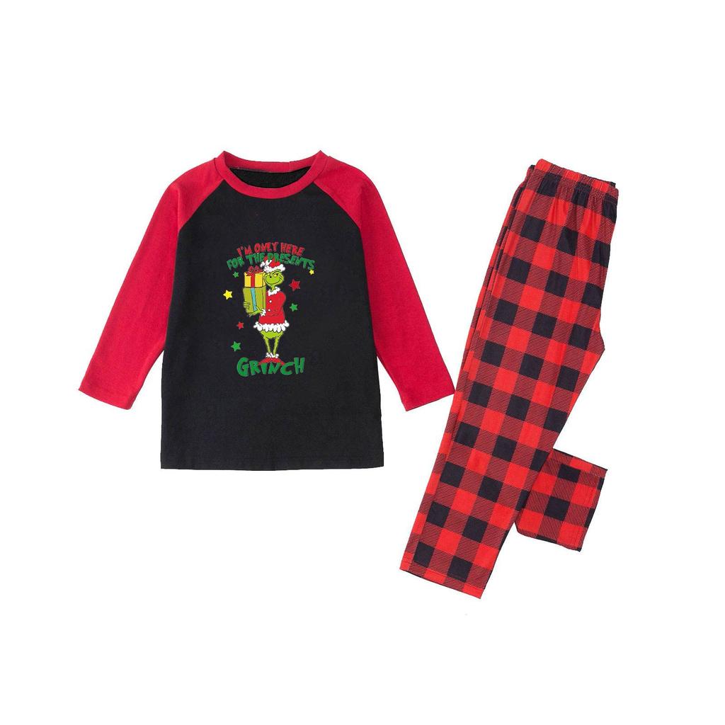 Prints Family Matching Long Sleeve Tops+Pants Set Family Matching Sets