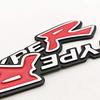 AAALZ1 3D Metal Car Sticker Logo TypeR Badge Emblem For Honda CIVIC Type R FD2 FD FA 5 Mugen TypeR Racing Auto Styling Accessories