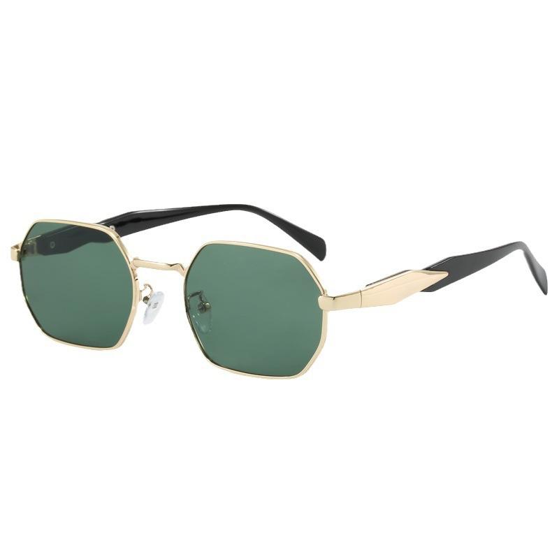 Vintage Polygonal Sunglasses for Men Women Gradient Lens Luxury Brand Design Outdoor Sun Glasses Gafas