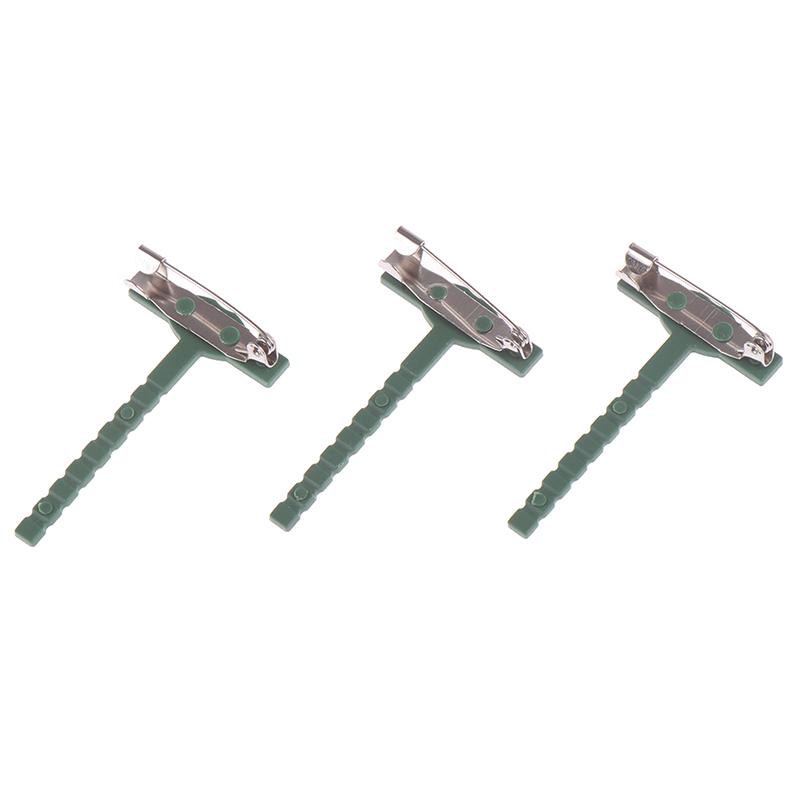 20Pcs Plastic Metal Brooches Unisex Shirt Collar Pins Fake Flower Brooch Pins