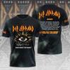 Def Leppard мировой тур 2026 take what you want 3D Футболка
