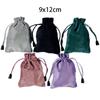 Storage Bag with Drawstring Dice Pouch DND Dice Storage Bag for Table Board Game 9*12cm